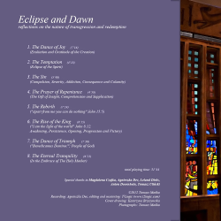 Eclipse and Dawn - Tomasz Mońko Eclipse and Dawn - Tomasz Mońko